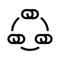 liens icône symbole conception illustration vecteur