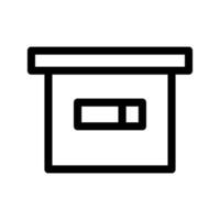 boîte icône symbole conception illustration vecteur