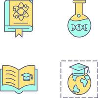 science et ADN icône vecteur