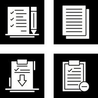 accord et document icône vecteur