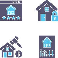 évaluation et déverrouillé icône vecteur