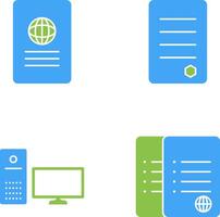 global rapport et rapports icône vecteur