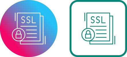 conception d'icônes ssl vecteur