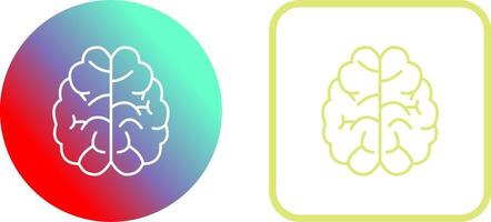 conception d'icône de cerveau vecteur