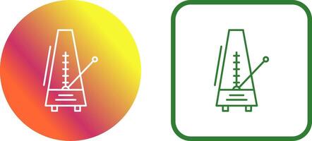 conception d'icône de métronome vecteur