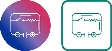 électrique circuit icône conception vecteur
