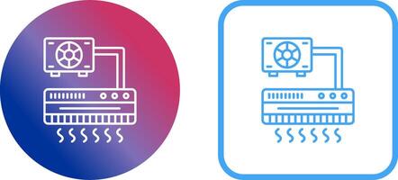 conception d'icône de climatiseur vecteur