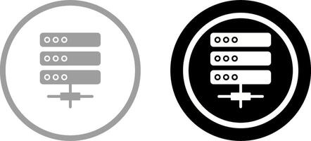 conception d'icône de serveur vecteur