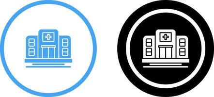 conception d'icône d'hôpital vecteur