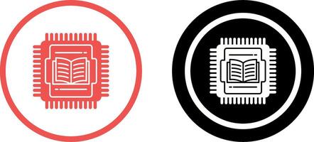 conception d'icône de processeur vecteur