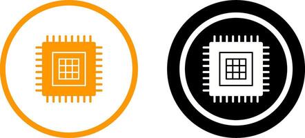 conception d'icône de processeur vecteur