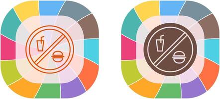 non nourriture ou les boissons icône conception vecteur