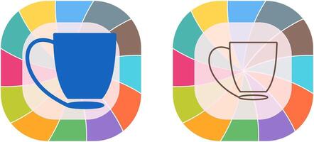 conception d'icône de tasse de café vecteur