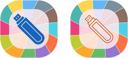 unique USB conduire icône conception vecteur