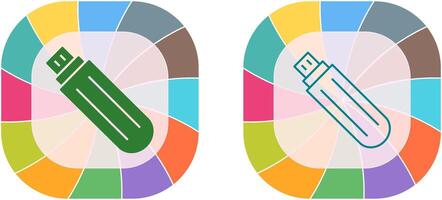 unique USB conduire icône conception vecteur