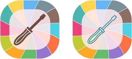 conception d'icône de tournevis vecteur