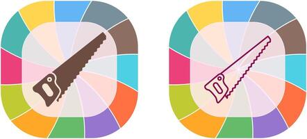 conception d'icône de scie vecteur