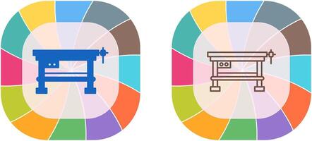 travail banc icône conception vecteur