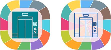 conception d'icône d'ascenseur vecteur