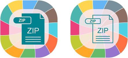 Zip *: français icône conception vecteur