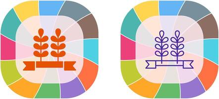 conception d'icône de blé vecteur