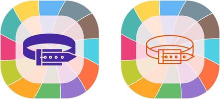 conception d'icône de ceinture vecteur