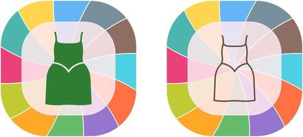fête robe icône conception vecteur