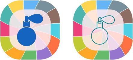 conception d'icône de parfum vecteur