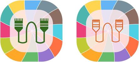 l'Internet câble icône conception vecteur