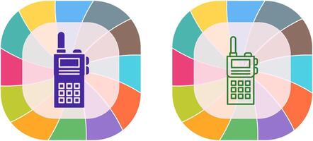 walkie talkie icône conception vecteur