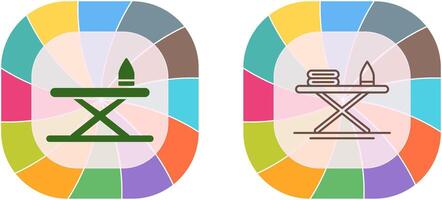 conception d'icône de planche à repasser vecteur