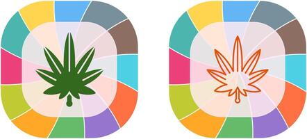 cannabis icône conception vecteur