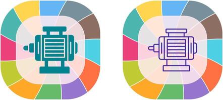 électrique moteur icône conception vecteur