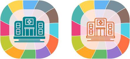 conception d'icône d'hôpital vecteur