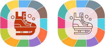 la glace patinage icône conception vecteur