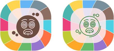 étourdi icône conception vecteur
