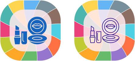 conception d'icône de maquillage vecteur