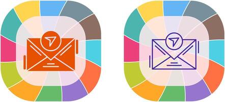 conception d'icône de message vecteur