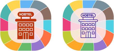 conception d'icône d'auberge vecteur