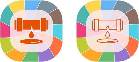fuite icône conception vecteur