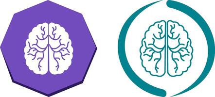 conception d'icône de cerveau vecteur