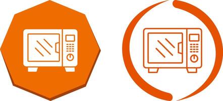 conception d'icône de micro-ondes vecteur