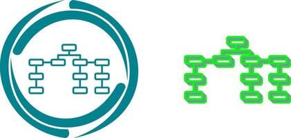 unique seo structure icône conception vecteur