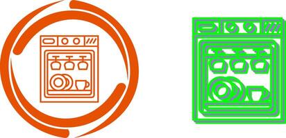 Lave-vaisselle icône conception vecteur