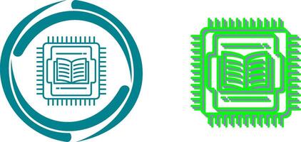 conception d'icône de processeur vecteur