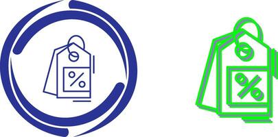conception d'icône d'étiquette de prix vecteur