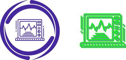 ekg moniteur icône conception vecteur