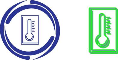 conception d'icône de thermomètre vecteur
