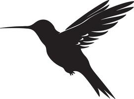 colibri silhouette illustration blanc Contexte vecteur