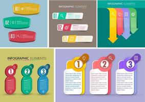 modèle de zone de texte xmodern, bannière d'infographie vecteur